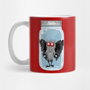 Mason Jar Mothman by Ronkytonk Mug